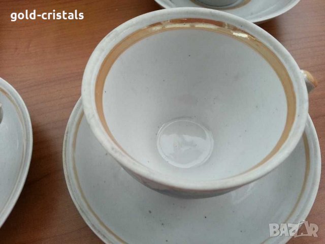  руски сервиз за чай , снимка 3 - Антикварни и старинни предмети - 30720798