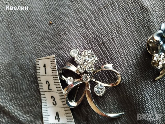 две метални брошки, снимка 3 - Други - 30247236