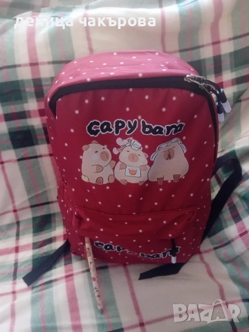 Прекрасна лека раница за момиче + ПОДАРЪК Химикалка Гумичка 🎁🐼