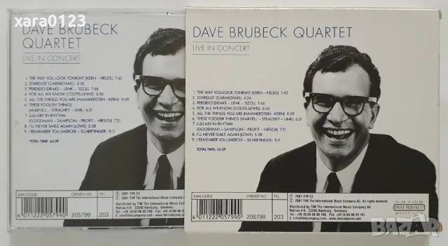 Dave Brubeck Quartet – Live In Concert, снимка 5 - CD дискове - 50225035