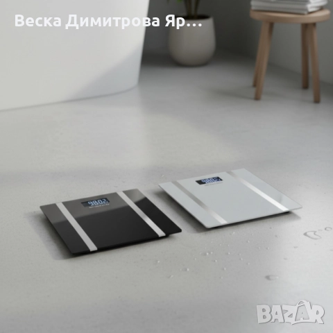 Дигитален кантар за тегло Rosberg R51650I, с Bluetooth, LCD екран, до 180кг, снимка 2 - Друга електроника - 52574119