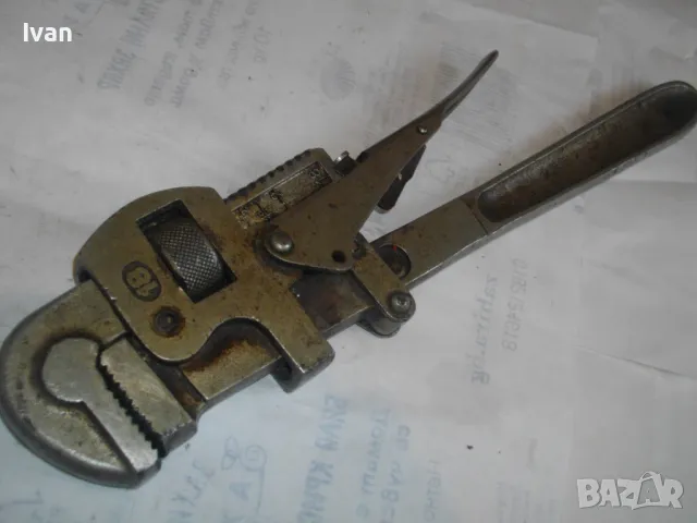 НЕМСКИ ВОДОПРОВОДЕН КЛЮЧ 2"ЦОЛА 55см/ЗАХВАТ 10см Drop Foed Steel 18 ОТЛИЧЕН ПОЧТИ НОВ