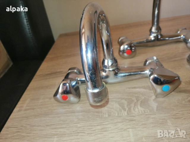 Продавам рециклирани български смесители за кухня/баня Видима идеал 160мм, снимка 3 - Смесители - 54124225