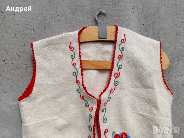 Стар детски етно елек,елече #6, снимка 2 - Антикварни и старинни предмети - 42344279