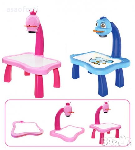 Дъска за рисуване и проектор 2 в 1, снимка 5 - Рисуване и оцветяване - 39725146