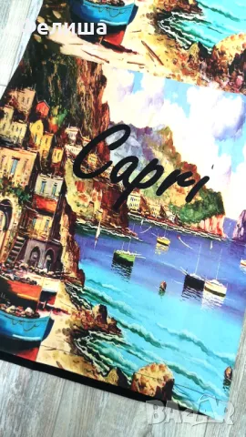 Брандова Силуетна Секси Впечатлителна Рокля CAPRI Италия, снимка 4 - Рокли - 50121947