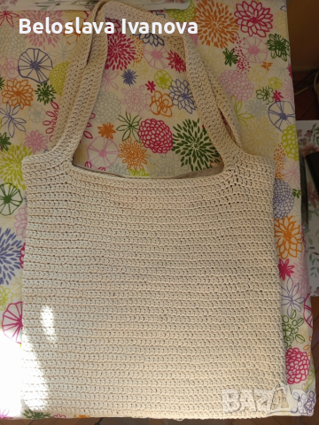 Ръчно плетена чанта, снимка 5 - Чанти - 53071714
