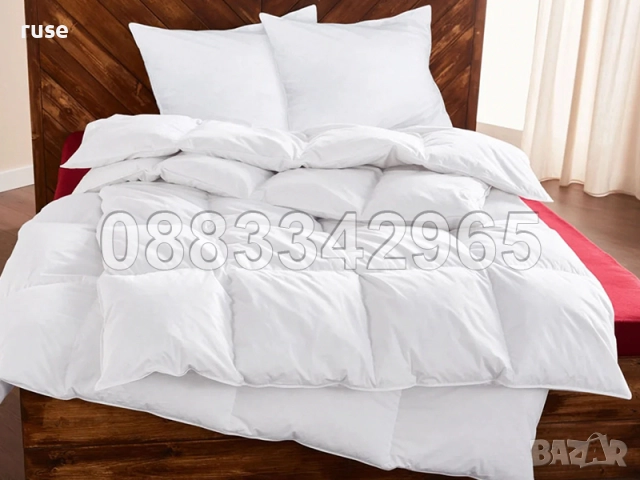 НОВИ! Олекотена завивка с патешки пух и пера DownPass Германия 200х220см