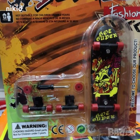 Скейтборд Мини скейт за пръсти Фингърборд STREET SESH SESH SKATEBOARD играчка, снимка 2 - Други - 35518143