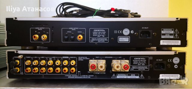 Hi-End Onkyo A-1VL стерео усилвател и Onkyo CD C-1VL TX NR с дистанционно VSX AVR RX AVH DEH, снимка 13 - Аудиосистеми - 36939089