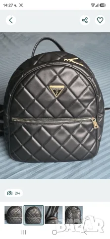 кожена раница guess , снимка 2 - Раници - 56163198