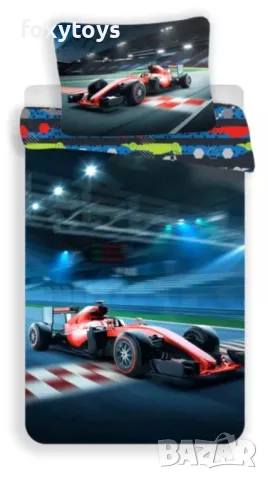 Детски спален комплект Формула 1/Formula 1, 140×200 cm, 70×90 cm
