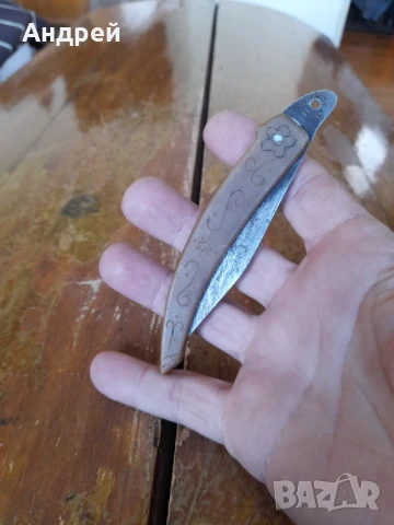 Стар джобен нож,ножче,ножка #123, снимка 3 - Други ценни предмети - 51170859