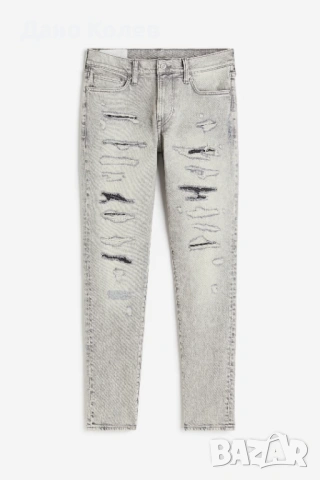 Мъжки Skinny Jeans [H&M] [Размер: 28/30] [Цвят: Сив]