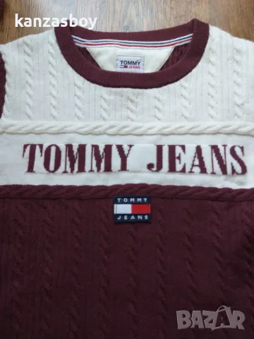tommy jeans strickkleid archive - страхотна рокля Л, снимка 3 - Рокли - 48324551