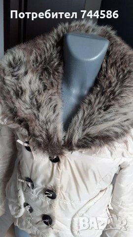 Дамско яке с голяма яка, снимка 2 - Палта, манта - 30382573