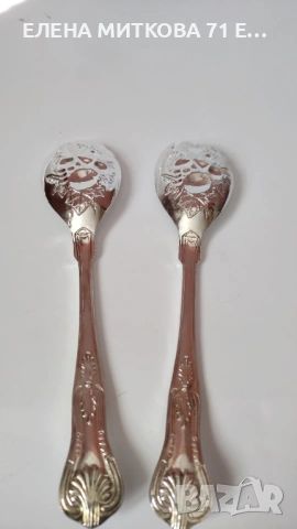 Нов посребрен двоен сет за сервиране, снимка 4 - Прибори за хранене, готвене и сервиране - 54131248