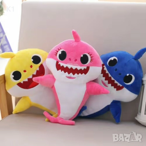 Бейби Шарк Плюшени играчки, плюшена Baby Shark, бебе Акула 30см, снимка 2 - Плюшени играчки - 52333869