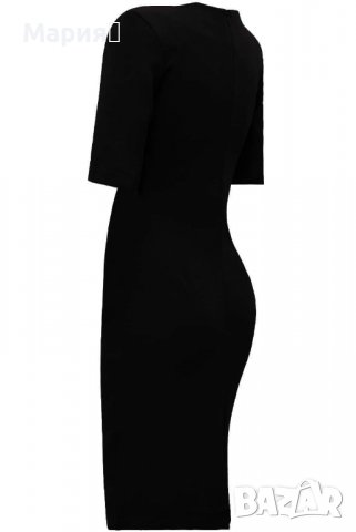 Черна рокля, снимка 2 - Рокли - 38348801