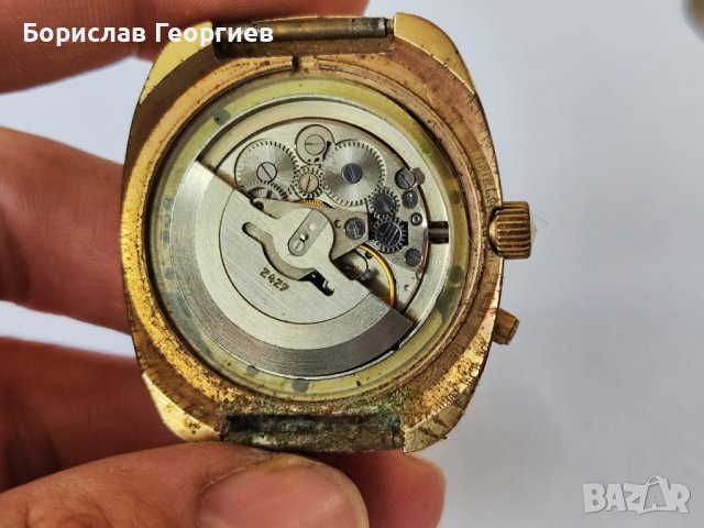 Механичен часовник slava 27 jewels automatic, снимка 4 - Мъжки - 44255033