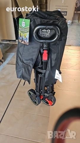 Удължена сгъваема фестивална количка TIMBER RIDGE със спирачки и товарна мрежа, 300 литра, количка , снимка 10 - Къмпинг мебели - 52776921