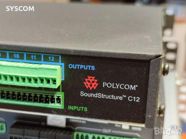 Polycom SoundStructure C12, снимка 4 - Друга електроника - 52298932