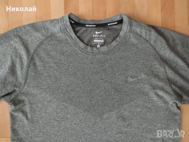 Nike Dri-FIT Knit Running Shirt, снимка 3 - Тениски - 32171013