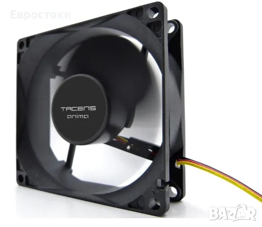 Компютърен вентилатор Tacens Anima AF8, вентилатор за лаптоп 8 см, 12V, 1.44W, 14 dB, 7 перки, 1800 , снимка 7 - Захранвания и кутии - 49609739