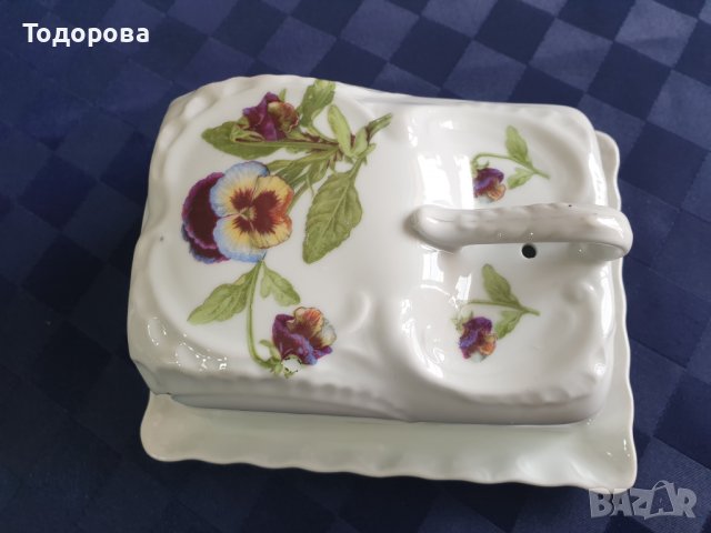 Порцеланов съд за масло, снимка 2 - Сервизи - 39881418