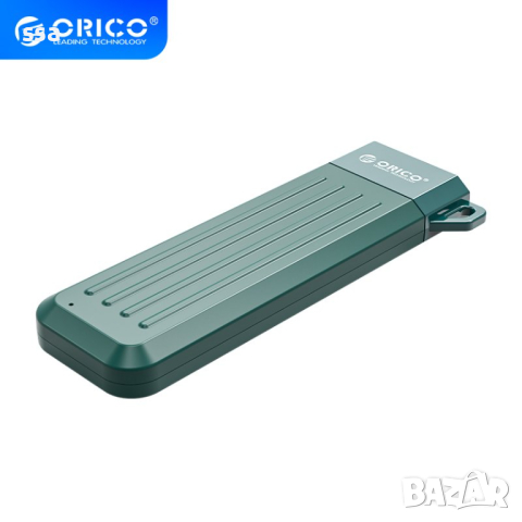 Orico външна кутия за диск Storage - Case - M.2 NVMe M-key 10 Gbps Dark Green - MM2C3-G2-GR, снимка 1 - Външни хард дискове - 44783130