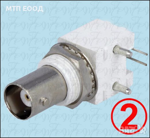 BNC, букса за платка, снимка 2 - Друга електроника - 38573393