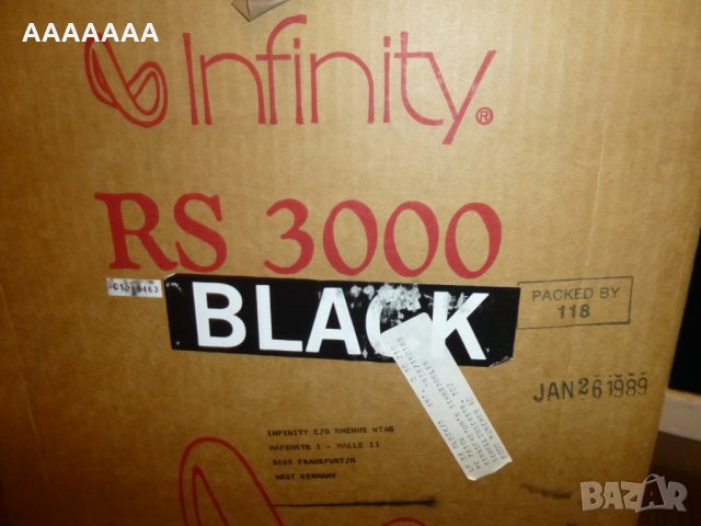 ТОНКОЛОНИ INFINITY RS 3000 Made in U.S.A., снимка 16 - Тонколони - 31344899