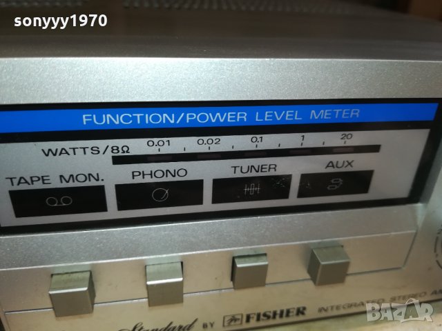 fisher ca-35 like new amplifier japan/sweden 2210201528, снимка 5 - Ресийвъри, усилватели, смесителни пултове - 30517102