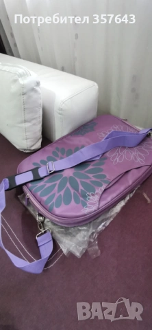 Чанта за лаптоп лилава, снимка 8 - Лаптоп аксесоари - 54282820
