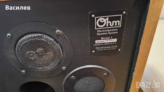 Тонколони Ohm Acoustics Model L, снимка 7 - Тонколони - 55962785