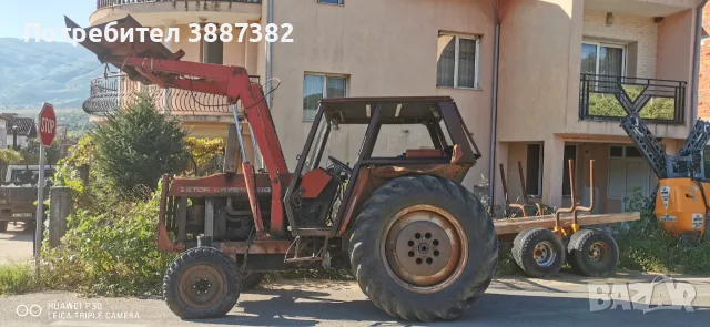 Продавам трактор с челен товарач, снимка 2 - Селскостопанска техника - 56112297
