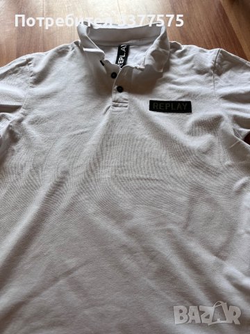 Replay тениска с якичка яка polo Fan point, снимка 5 - Тениски - 42066638
