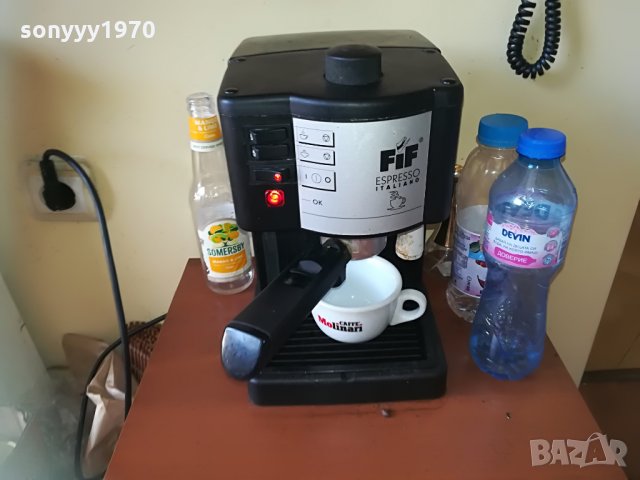 fif espresso italiano-кафемашина-нов внос швеицария, снимка 5 - Кафемашини - 29693407