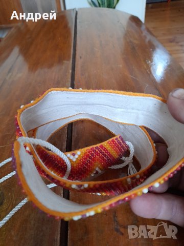 Стар мънистен колан за носия, снимка 3 - Антикварни и старинни предмети - 34484899