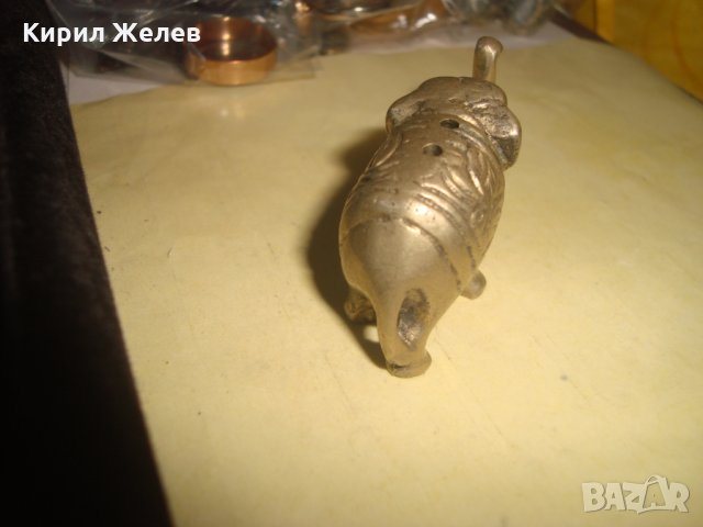 МАЛКО БРОНЗОВО СЛОНЧЕ МЕТАЛНА ФИГУРКА 18235, снимка 5 - Колекции - 34376353