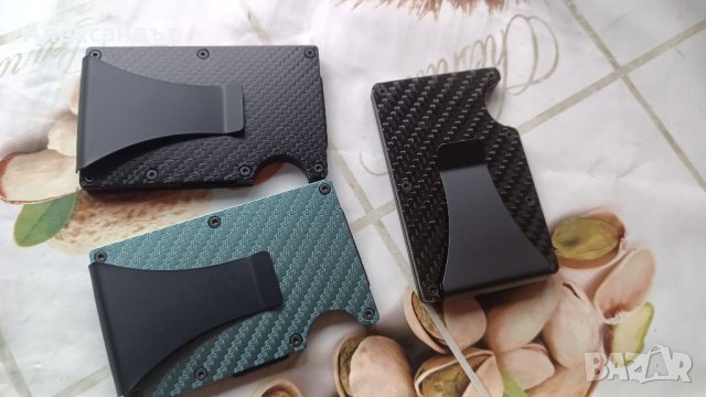 Калъф за Документи Портмоне карбон карбонови държач на карти портфейл , снимка 11 - Портфейли, портмонета - 38953391