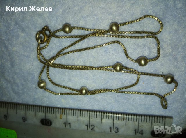 ПОСРЕБРЕНО СТАРО ФИНО ВИНТИДЖ АРТ КОЛИЕ от БЛАГОРОДНА НЕРЪЖДАЕМА СТОМАНА с ПЕЧАТ 925 ЛАНЧЕ 40047, снимка 7 - Колиета, медальони, синджири - 42437509