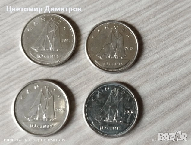 5, 10, 25 цента (монети от Канада), снимка 10 - Нумизматика и бонистика - 42413219