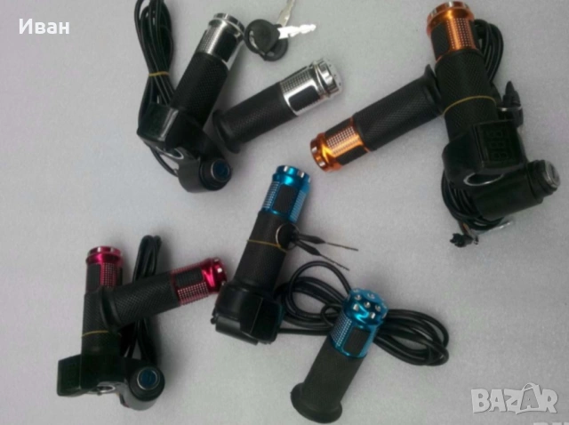 Масур за газ електрически скутер, велосипед 48V, 36V, 60V и 24V , снимка 2 - Части - 53135401