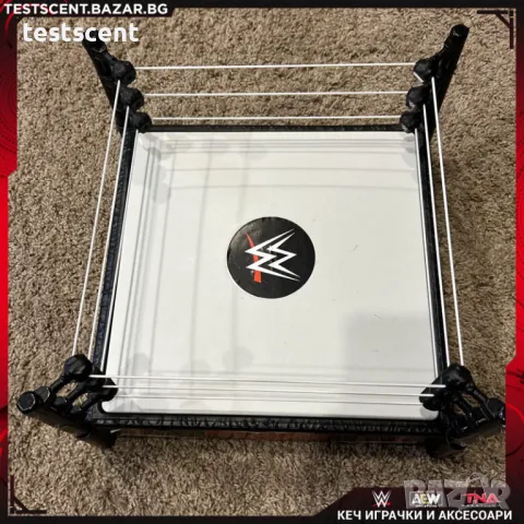 Ринг за играчки WWE Mattel Action Spring Ring Wrestling 2010г. пружиниращ, снимка 5 - Други - 46162964