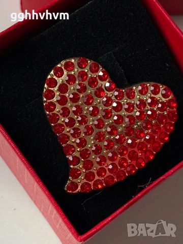 Брошка сърце , снимка 2 - Други - 54315387