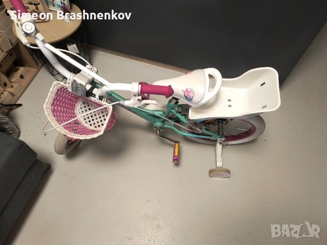 Детски велосипед с кошничка