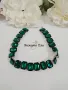 Чокър зелени кристали , снимка 2