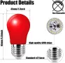 Пакет от 10 3W E27 A50 LED крушки с винтова капачка за сватба, Хелоуин, Коледа, парти, бар, снимка 2