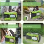 Ново Преносимо Ръчно Радио 5000mAh, SOS Сигнал, Фенерче, USB Зареждане, снимка 4